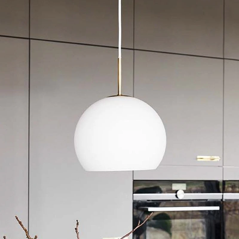 Frandsen Suspension Ball Ø25 - Verre Opale Blanc