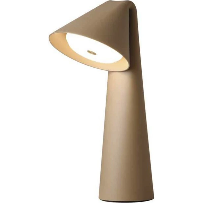 Lampe de table LED rechargeable FRANDSEN Ami - Gris-beige