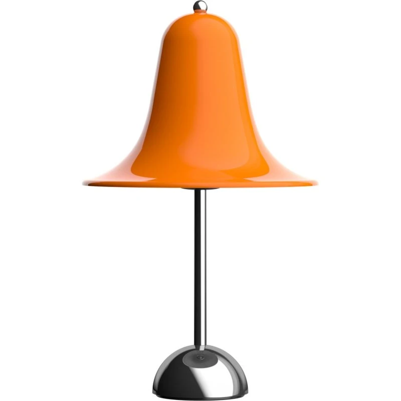 Verpan Lampe à Poser Pantop Orange Vif Ø23 cm
