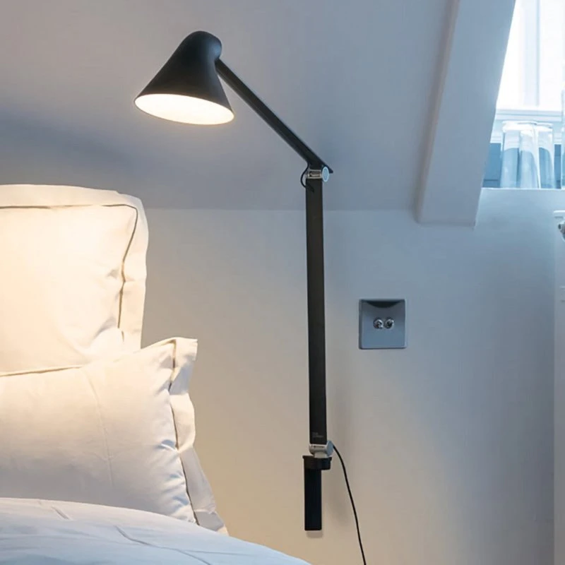 Applique Murale Louis Poulsen NJP Bras Long Noir 2700K