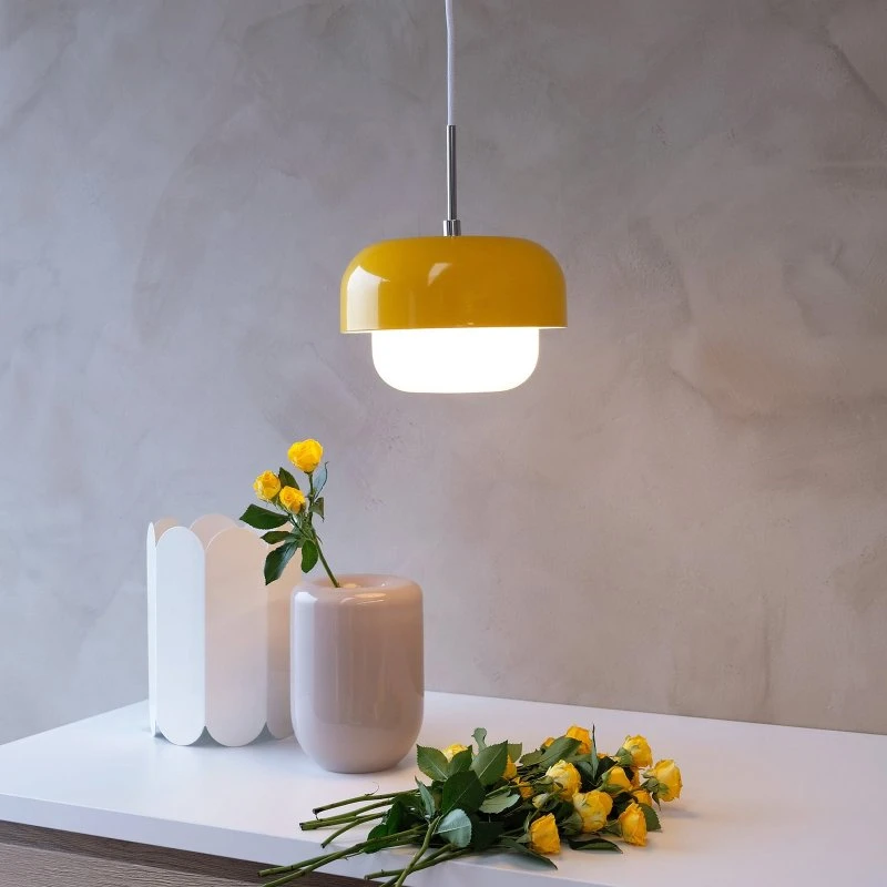 Suspension Haipot Dyberg Larsen Jaune - Design Scandinave