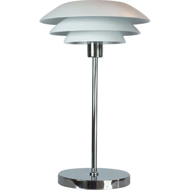 Dyberg Larsen DL31 Lampe à poser métal blanc