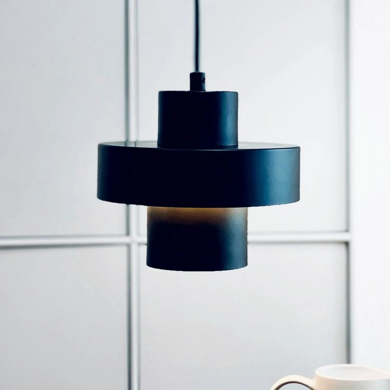 Dyberg Larsen Suspension Stoke Noir Mat - Ø 20 cm