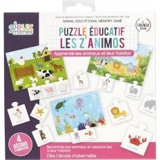 Z'Animos - Jeu Éducatif Animaux 16 cm Multicolore