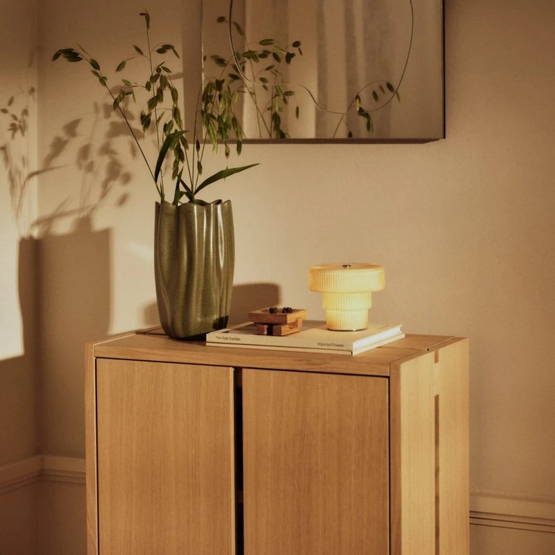 Ferm Living Lampe Portable Ripple Avoine