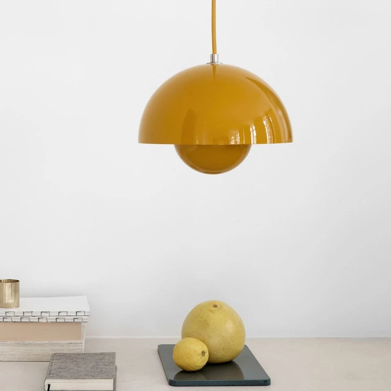 &Tradition Suspension Flowerpot VP1 Jaune Moutarde