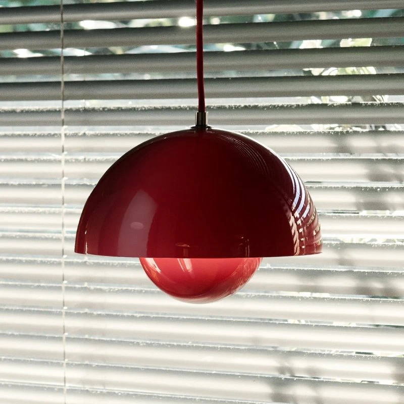 &Tradition Suspension Flowerpot VP1 Rouge Vermillon