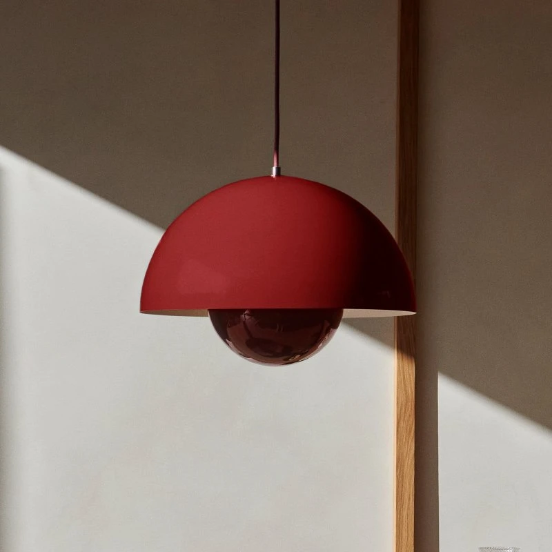 &Tradition Suspension Flowerpot VP7 Rouge Vermillon