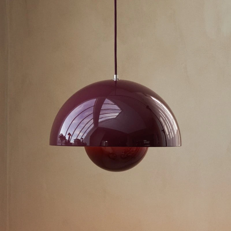 &Tradition Suspension Flowerpot VP7 Dark Plum Ø 37 cm