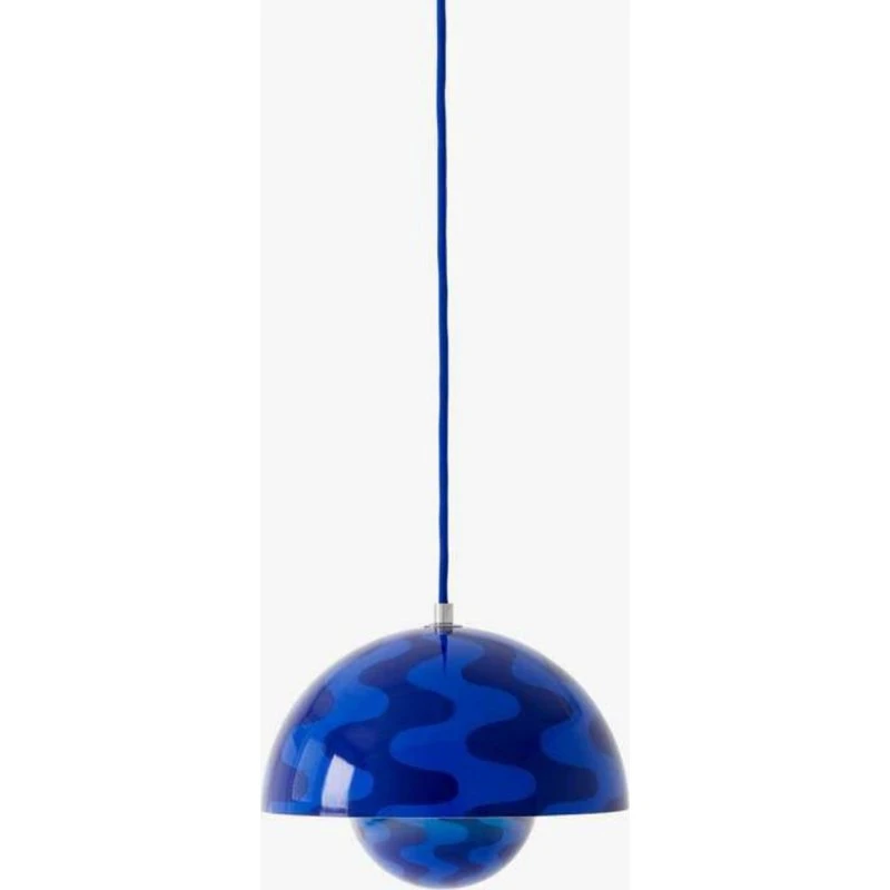 &Tradition Suspension Flowerpot VP1 Bleu Crépuscule Ø23cm