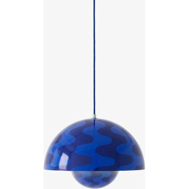 &Tradition Suspension Flowerpot VP7 Ø 37 cm Bleu Cobalt/Crépuscule