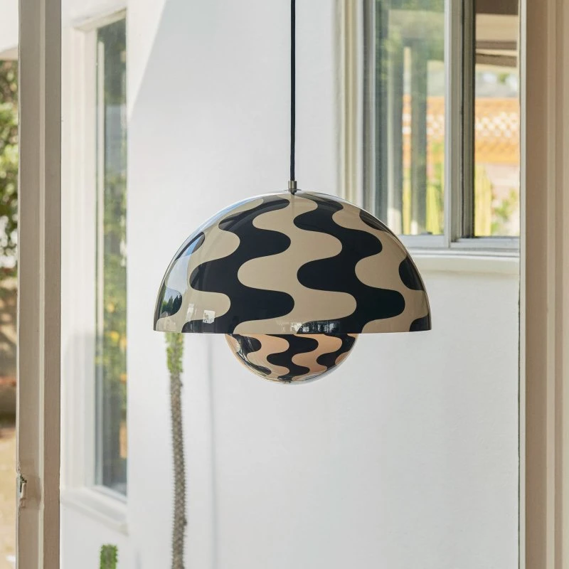&Tradition Suspension Flowerpot VP7 Noir/Blanc