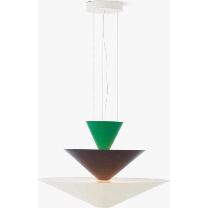 &Tradition Suspension Gio LN15 Ø92 cm Vert/Bleu/Écru