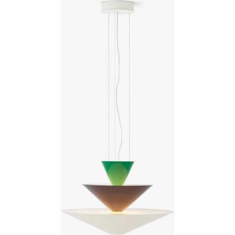 &Tradition Suspension Gio LN14 Ø60 cm - Vert/Bleu/Blanc