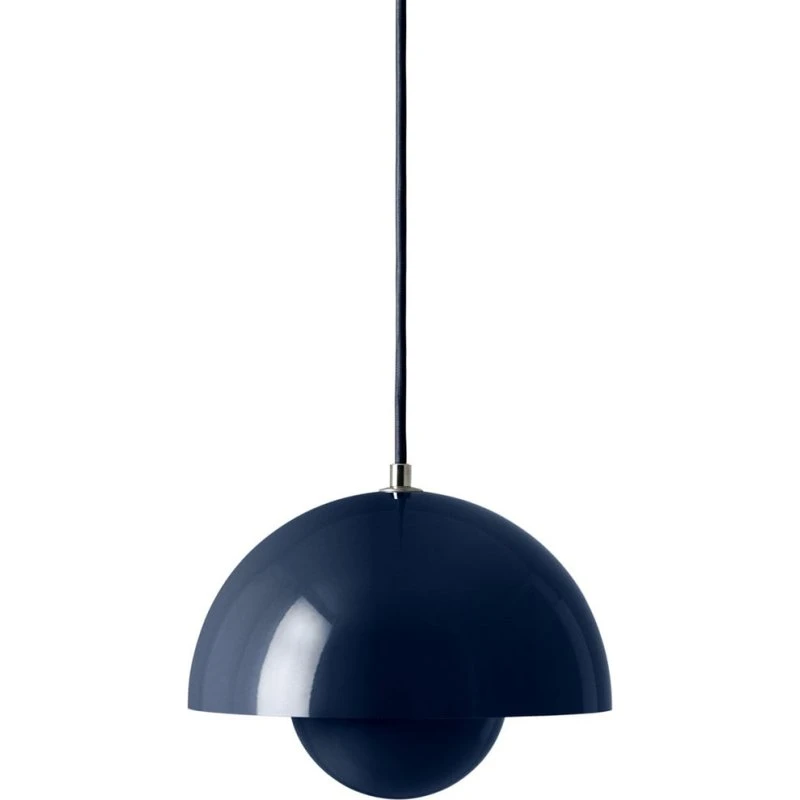 &Tradition Flowerpot VP1 Suspension Bleu Acier