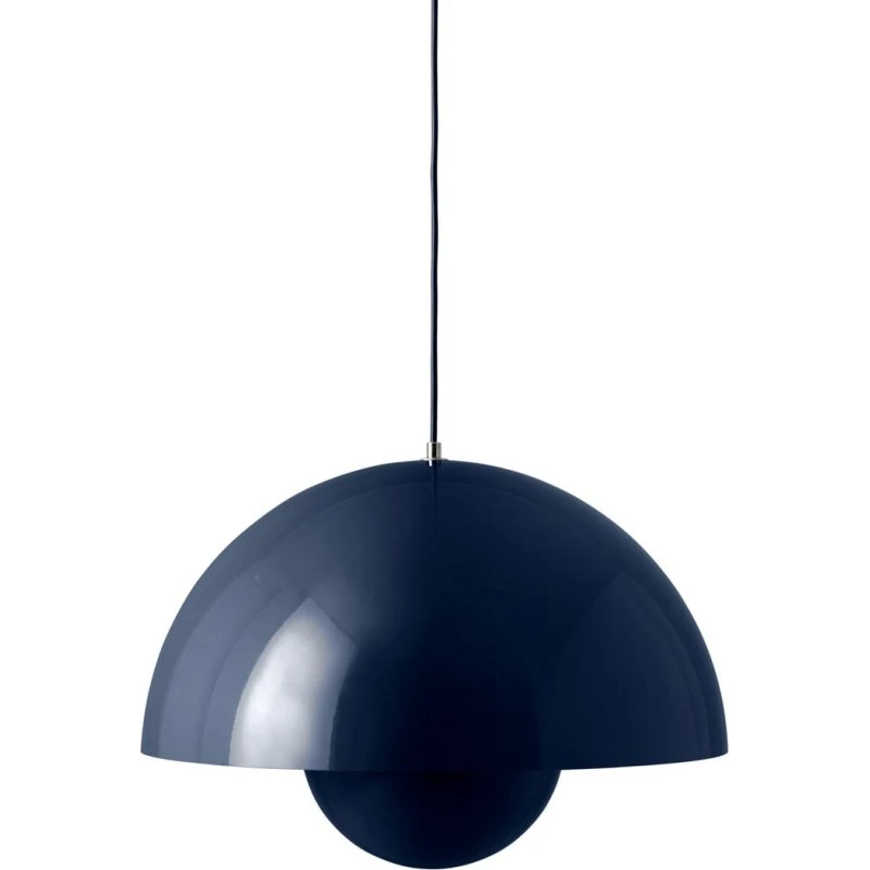&Tradition Flowerpot VP2 Suspension Bleu Acier