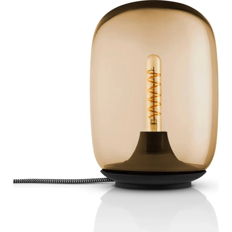 Eva Solo Lampe de table Acorn Ambre en verre soufflé