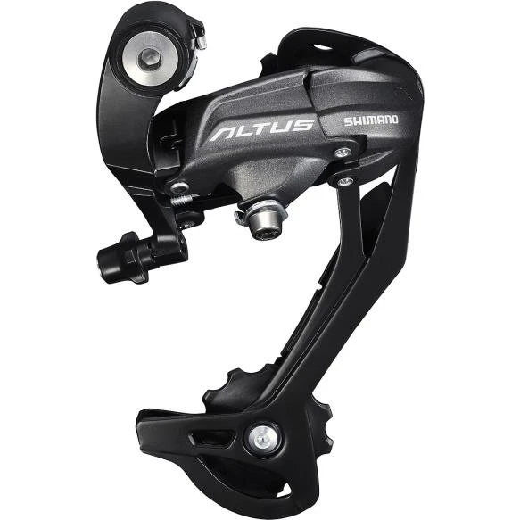 Shimano Altus RD-M370 SGS 9 vitesses Noir