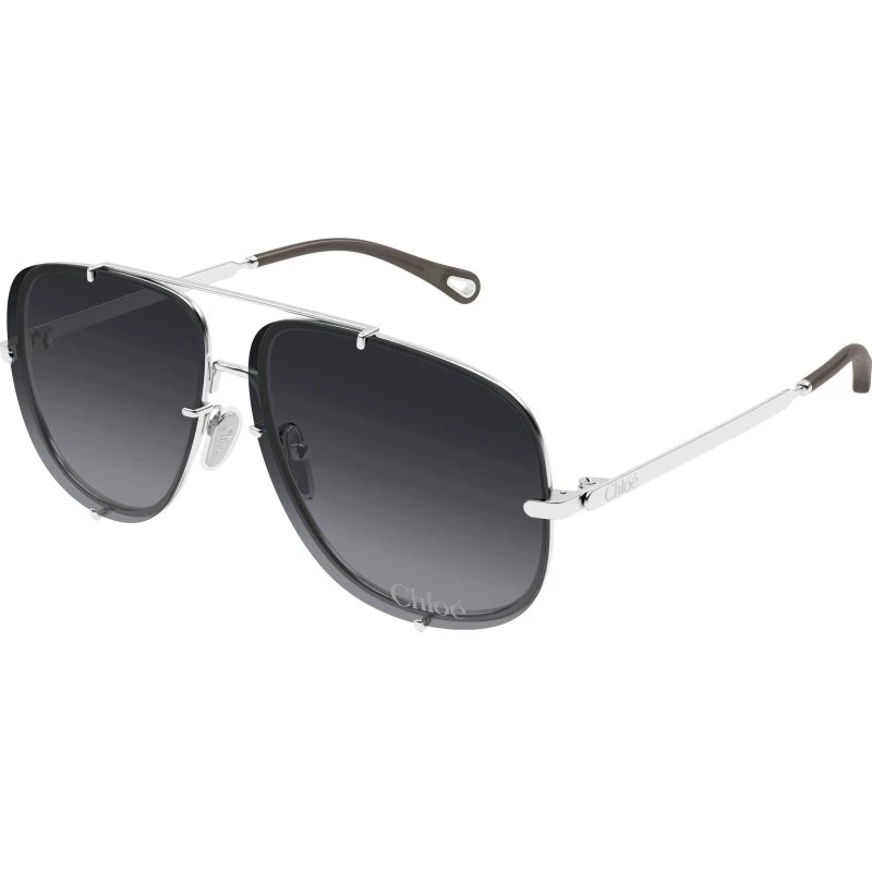 Chloé Lunettes de Soleil Pilote CH0348S Argent