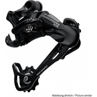 SRAM X5 Dérailleur Arrière 9V Chape Moyenne Noir