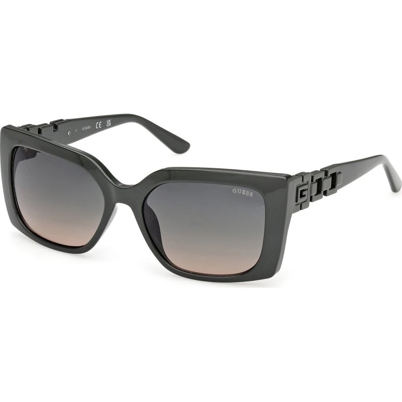 Guess Lunettes de soleil GU00265-H Vert Carré pour Femme