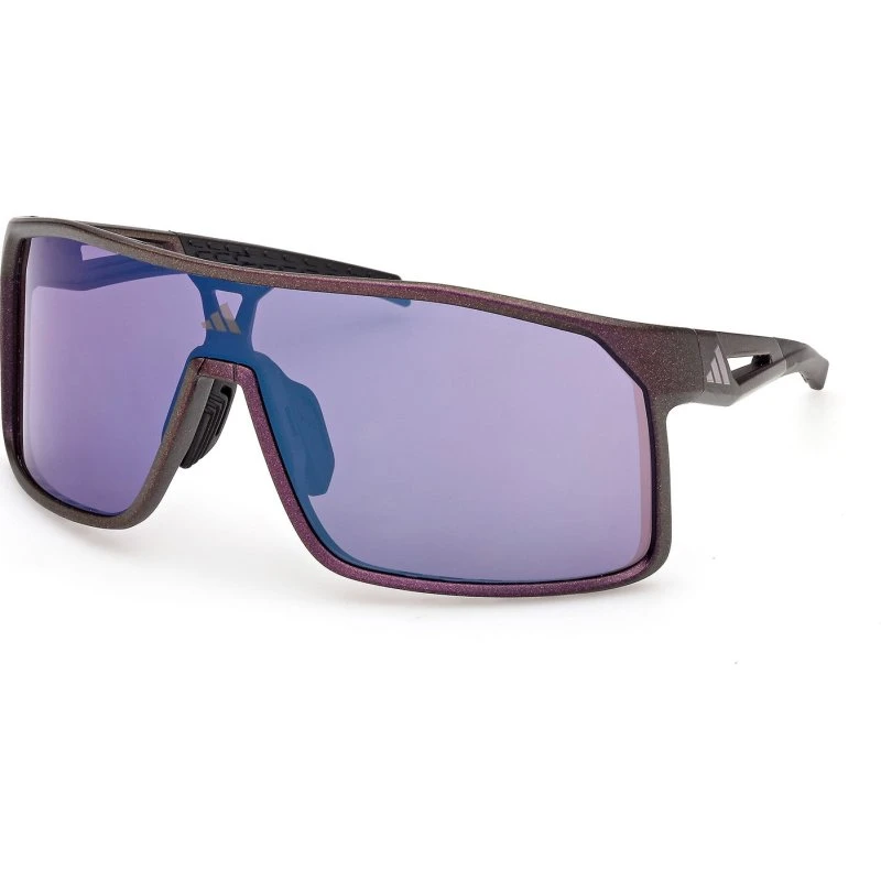 Lunettes adidas Sport Alkator Noires avec Verres Miroir Violets