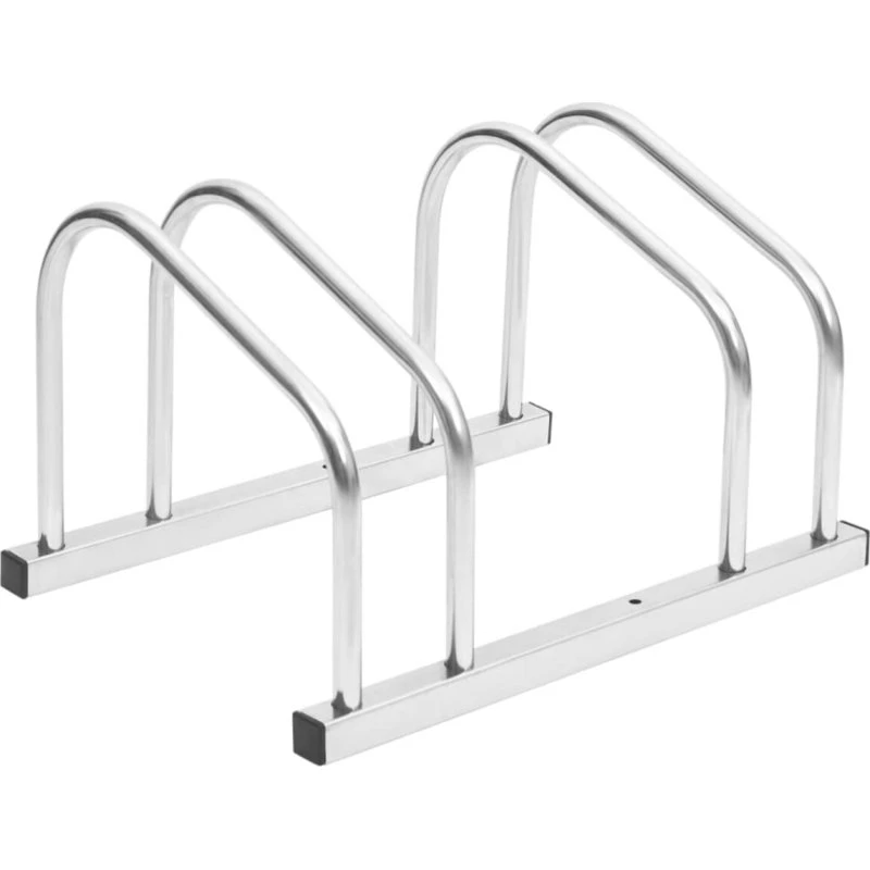 vidaXL Porte-vélos 2 vélos acier galvanisé
