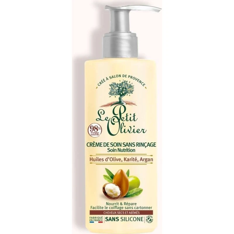 Le Petit Olivier Crème Soin Cheveux Secs Sans Rinçage