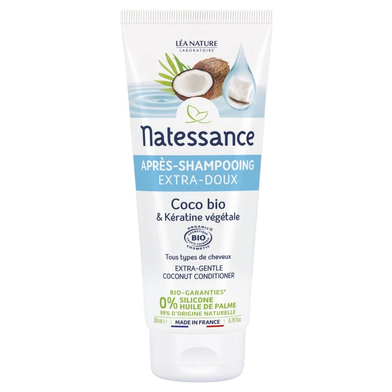 Natessance Après-Shampoing Coco Bio 200ml