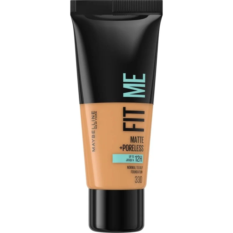 Maybelline Fit Me! Matte + Poreless Fond de Teint 30 ml - 330 Caramel Doré