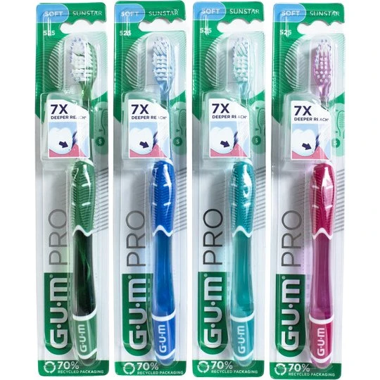 GUM Technique Pro Brosse à dents souple compacte