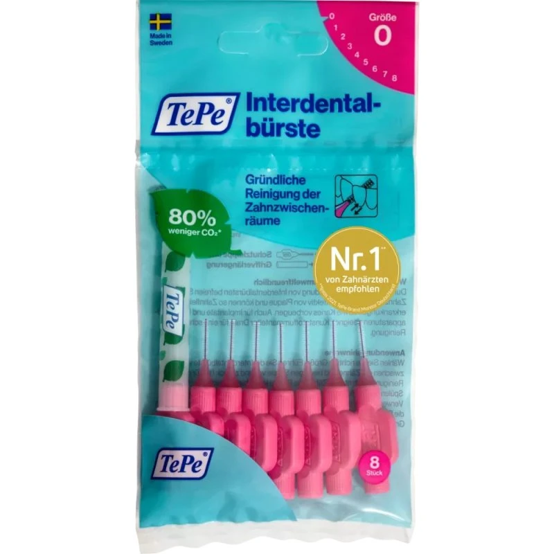 TePe Brossettes Interdentaires Rose 0,4 mm, 8 pcs
