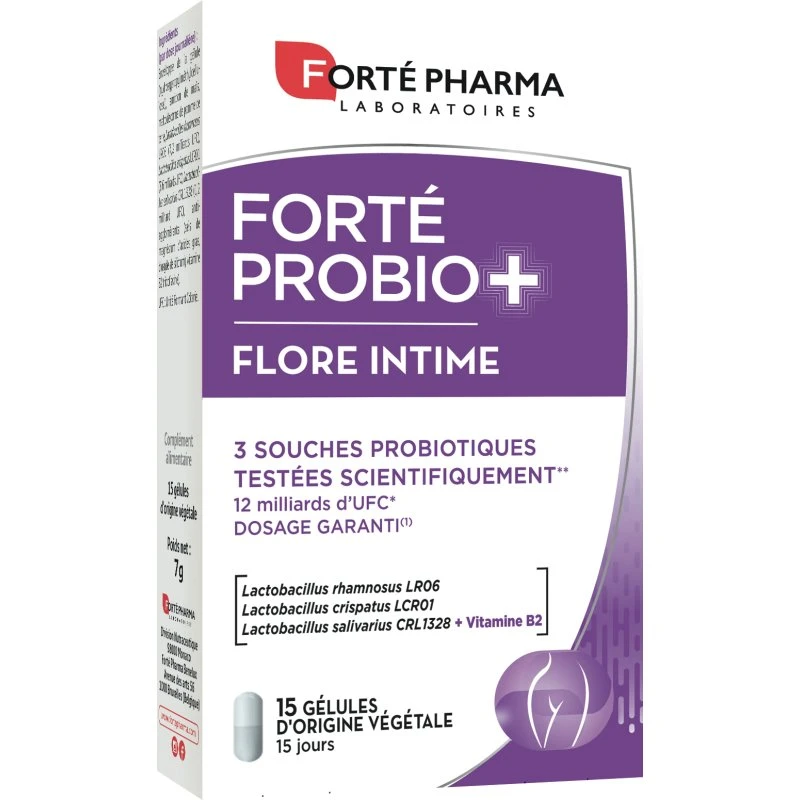 Forté Pharma Forté Probio+ Flore Intime 15 unités