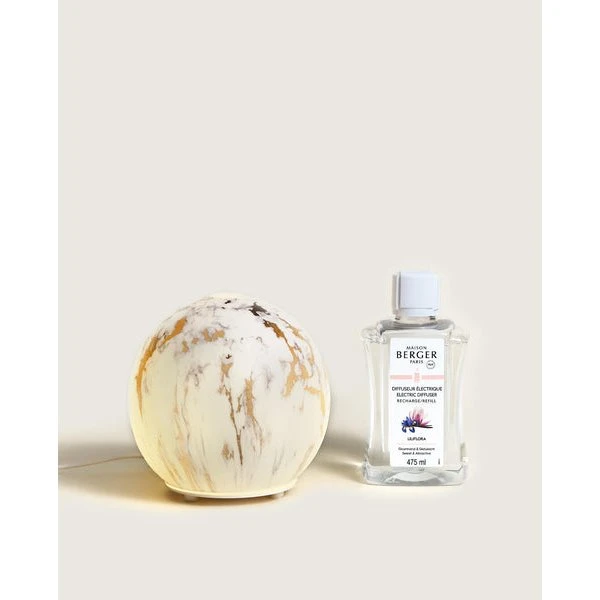 Maison Berger Diffuseur Électrique Marbrure Blanc