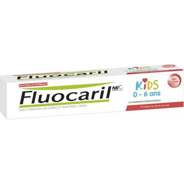 Fluocaril Kids 3-6 ans bi-fluoré fraise 50ml
