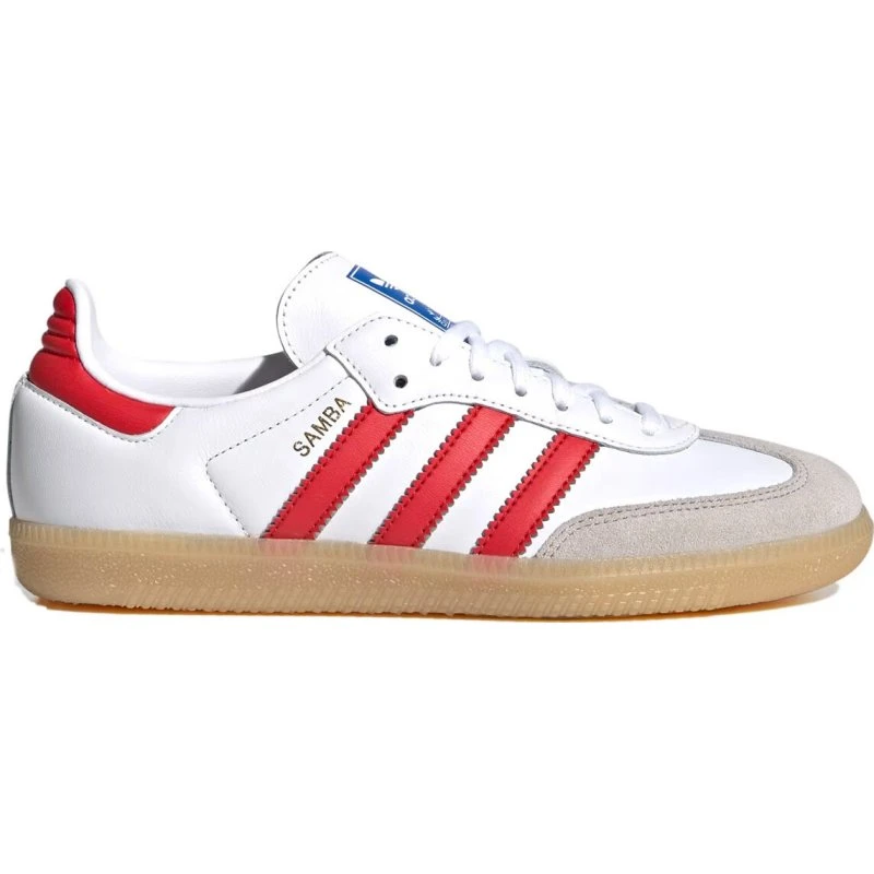 Adidas Samba OG J Blanc Rouge pour Jeunes