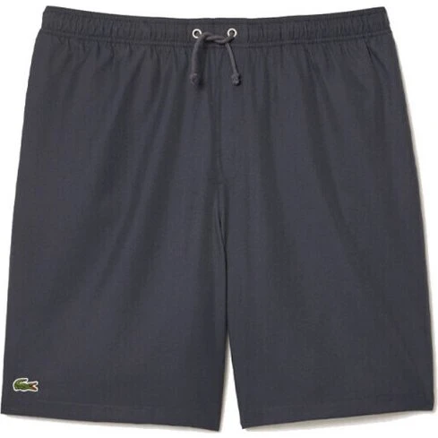 Lacoste Short Sport Léger Taffetas Diamanté Gris Foncé