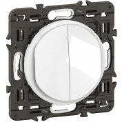 Legrand Céliane 10AX Double Interrupteur Lumineux Blanc CX3001