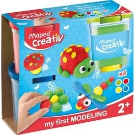 Maped Creativ - 4 pots pâte à modeler