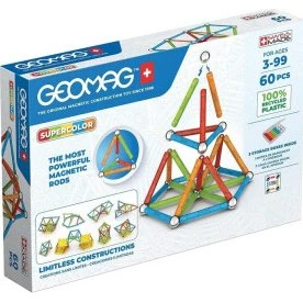 Geomag Supercolor 60 Pièces - Construction Magnétique