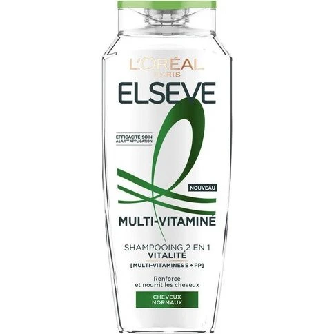L'Oréal Paris Elseve Multi-Vitaminé Shampoing 2en1 300 ml