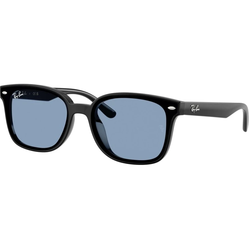 Ray-Ban RB4461D-601/80 Lunettes de Soleil Rondes Noir/ Bleu
