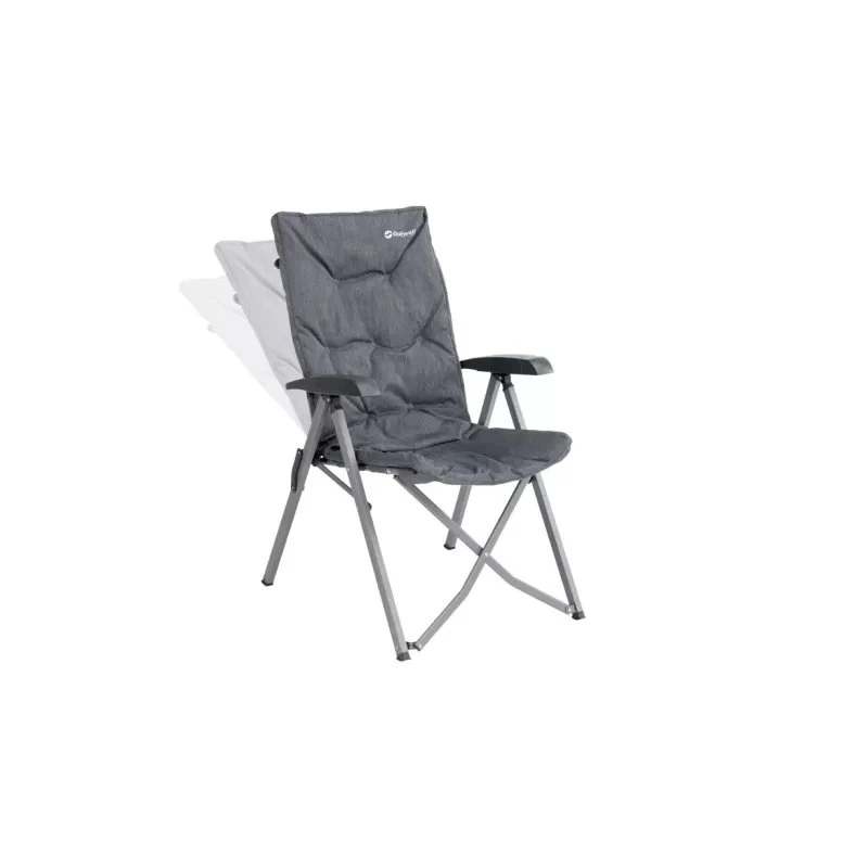 Outwell Yellowstone Lake - Chaise de camping haute grise
