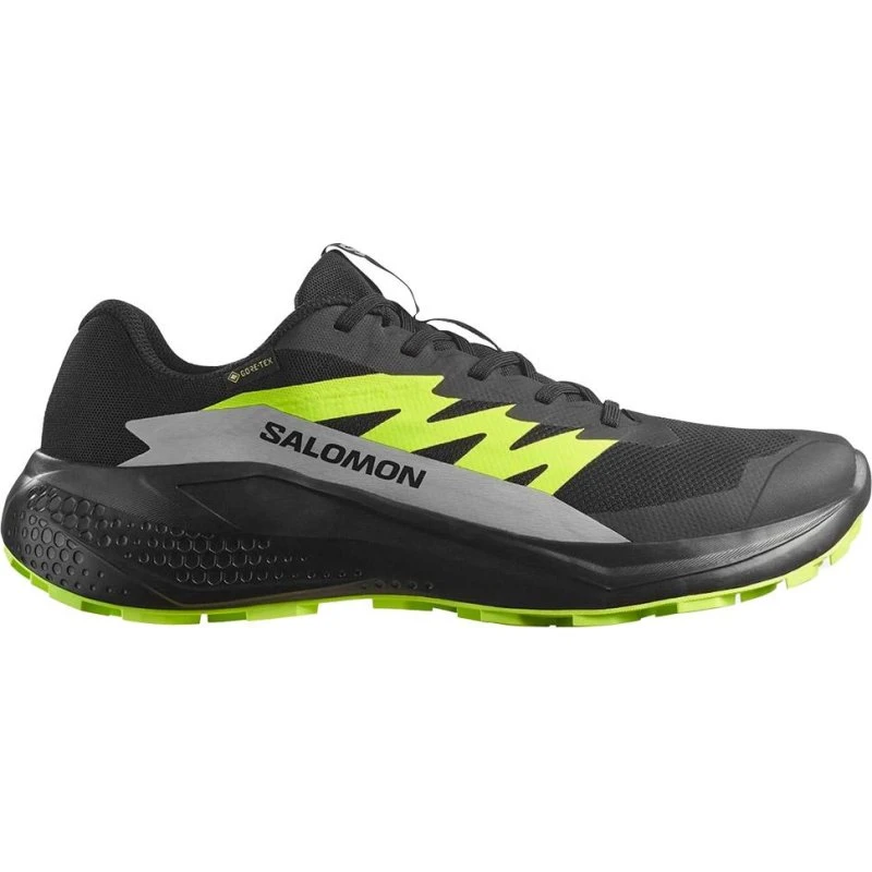 Salomon Alphaglide Gore-Tex Black Alloy Sharp Green - 7.5