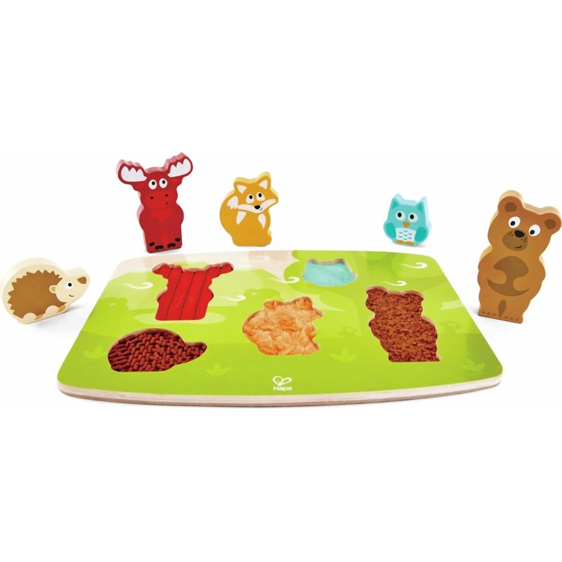 Hape Puzzle Tactile Animaux de la Forêt