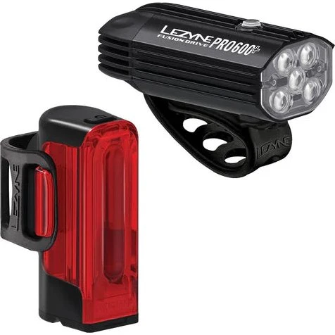 Lezyne Fusion Drive Pro 600+ / Strip Drive 300+ Noir