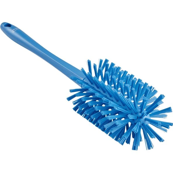 Vikan Brosse Cylindrique 90 mm Medium/Dur Bleu