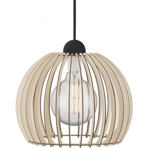 Nordlux Chino 30 Suspension Bois Brun 30cm