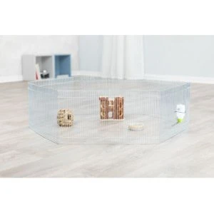 TRIXIE Enclos Métal Galvanisé Ø90 cm pour Petit Animal