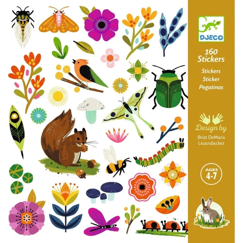 Djeco Stickers Jardin 160 pcs